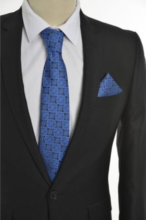 کراوات آبی مردانه میکروفیبر Standart کد 94617226