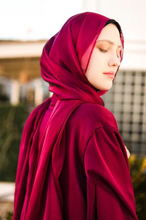 شال صورتی زنانه شیفون HARİKA WEAR - کد 465549372