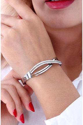 دستبند استیل (فولاد) متالیک زنانه استیل (فولاد) Bhs life - کد 466126760