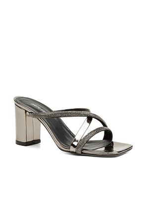 کفش پاشنه بلند کلاسیک طلائی زنانه پارچه Pierre Cardin - کد 466240903