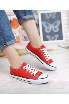 کفش بیرون قرمز زنانه پارچه ای wefashion - کد 466329080