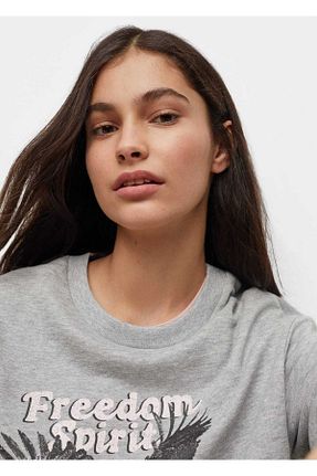 سوئیشرت رنگی زنانه چاپی MANGO Teen - کد 321480365