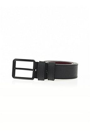 کمربند مشکی مردانه چرم مصنوعی Aeropostale - کد 373135018