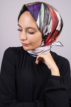 روسری رنگی 90 x 90 Nine - کد 379923665
