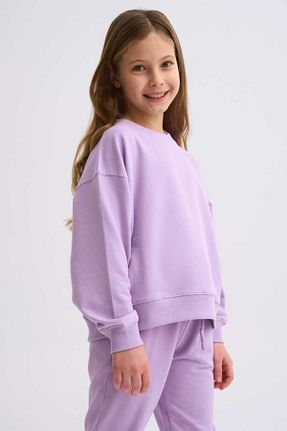 سوئیشرت بنفش بچه گانه ساده THERECOLOR - کد 225974936