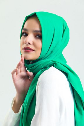 شال سبز زنانه پنبه ای Sarar - کد 458459768