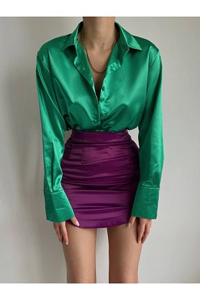 پیراهن سبز زنانه رگولار LB Laluna Butik - کد 467187922