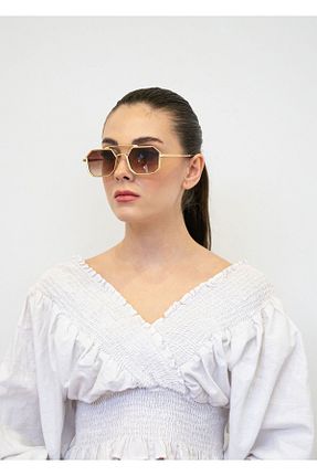 عینک آفتابی قهوه ای زنانه UV400 Eyemood - کد 467404256