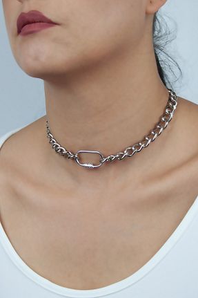 گردنبند جواهر زنانه فلزی Pridza - کد 467474198