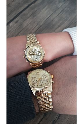 ساعت مچی طلائی زنانه 36-40 میلی متر İSTLİV - کد 73263111