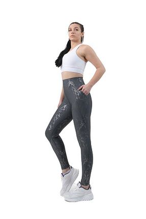 ساق شلواری طوسی زنانه بافتنی glintfit - کد 466439356