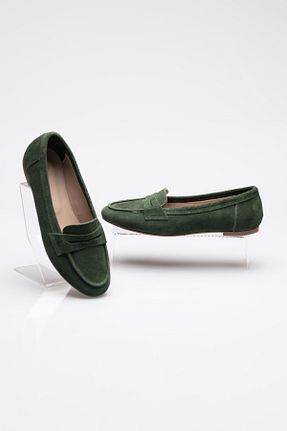 بابت خاکی زنانه چرم خالص lizshoe - کد 466869559