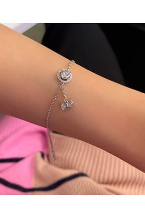 دستبند نقره زنانه 925 عیار silverpoint - کد 467332846