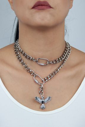 گردنبند جواهر زنانه زیرکن Pridza - کد 467474506