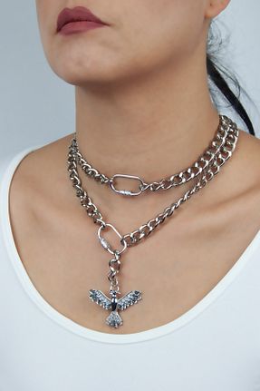 گردنبند جواهر زنانه زیرکن Pridza - کد 467474506
