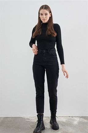 شلوار جین مشکی زنانه پاچه تنگ LİMABEL - کد 467780748