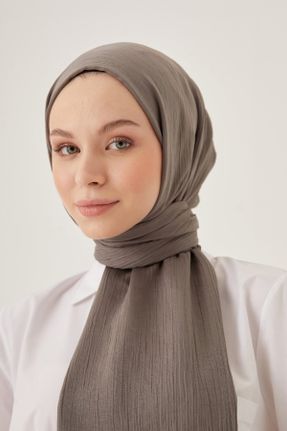 شال طوسی زنانه پنبه (نخی) کد 469512854