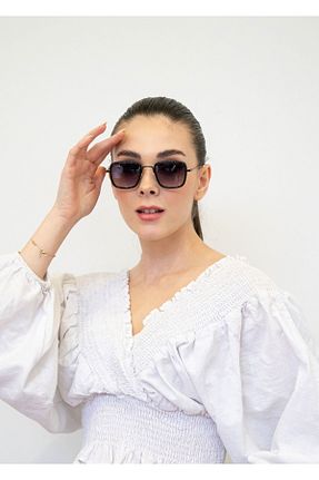 عینک آفتابی مشکی زنانه UV400 Eyemood - کد 467758565