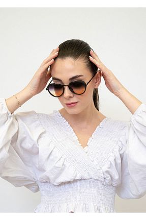 عینک آفتابی مشکی زنانه UV400 Eyemood - کد 467758743