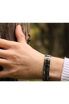 دستبند جواهر طوسی زنانه سنگ طبیعی pengheng - کد 50233473