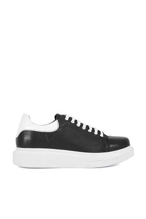کفش اسنیکر مشکی زنانه چرم اصل rekorsport - کد 468830500