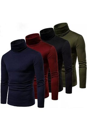 پلیور زرشکی مردانه ساده NOBLE STORE - کد 443912513