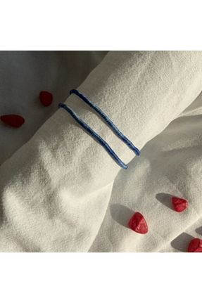 دستبند جواهر آبی زنانه چرم Atölye Merdiven - کد 62975571