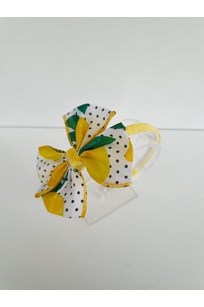 تاج زرد بچه گانه مخمل kalben accessories - کد 469916898