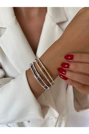 النگو طلائی زنانه 18 عیار İNN JEWELLERY - کد 469966188