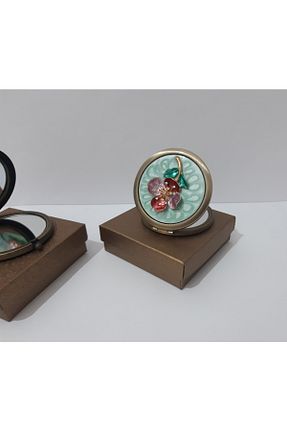 آینه رنگی فلزی renkli çiçekler - کد 470428429