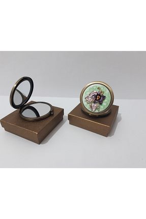 آینه رنگی فلزی renkli çiçekler - کد 470434664