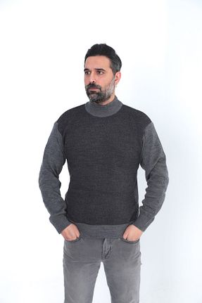 پلیور طوسی مردانه ساده KMKkombin - کد 469847123