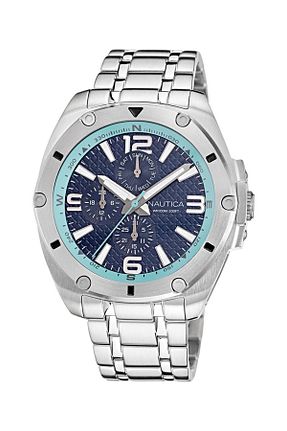 ساعت مچی طوسی مردانه 44 میلی متر Nautica - کد 469867371