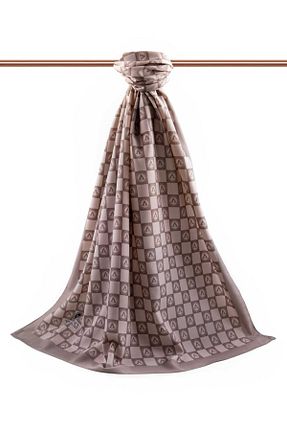 شال طوسی زنانه Medine İpeği Vissona - کد 469664774