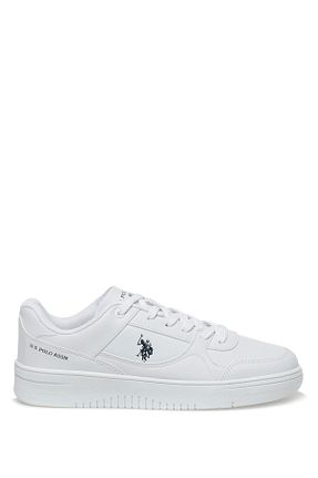 کفش اسنیکر سفید مردانه بند دار U.S. Polo Assn. - کد 469743186