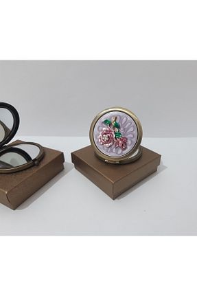 آینه رنگی فلزی renkli çiçekler - کد 470429619