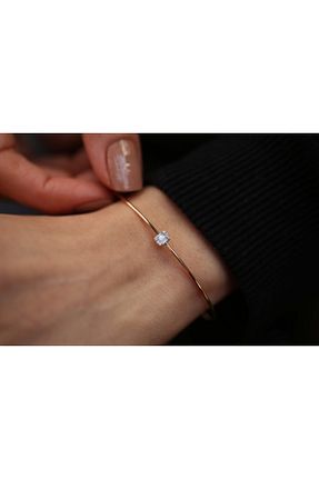 دستبند طلا صورتی زنانه 14 عیار Reis Kuyumculuk - کد 82762995