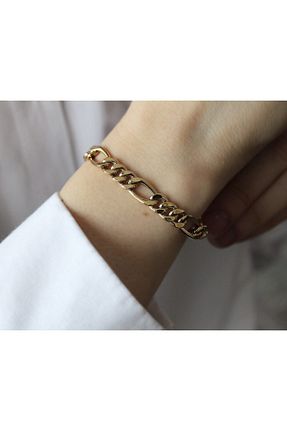 دستبند طلا زرد زنانه 14 عیار Güler Kuyumculuk - کد 83463932