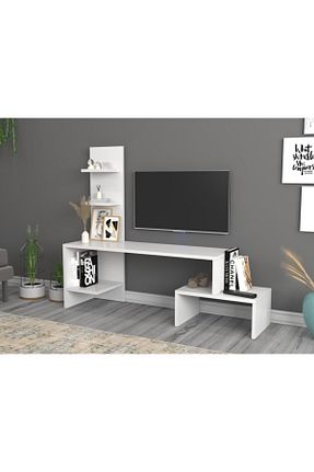 میز و پایه تلویزیون سفید Suntalam Nettrends - کد 92866969