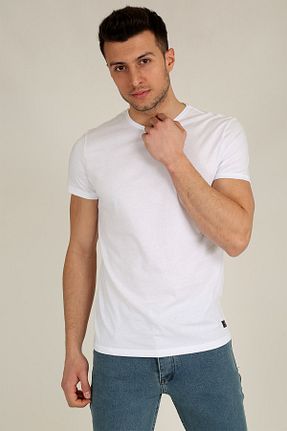 تیشرت سفید مردانه اسلیم فیت Terapi Men - کد 94726795