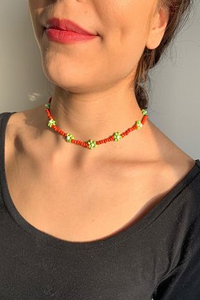 چوکر نارنجی İsabella Accessories - کد 95676033