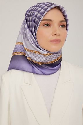 روسری سرمه ای İpek Vual Armine - کد 411354527