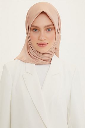 روسری فیروزه ای پلی استر Armine - کد 286557445