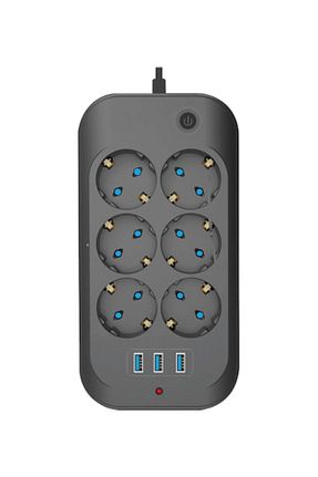 کابل افزودنی پریز گروهی طوسی 6 Aksesuarcı - کد 447221961