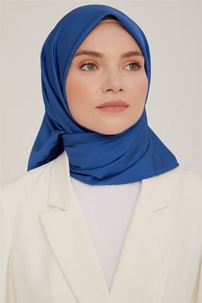 روسری آبی پلی استر Armine - کد 368180113