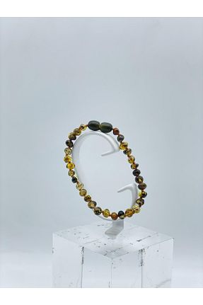 دستبند جواهر سبز زنانه Amber Twins - کد 470978811