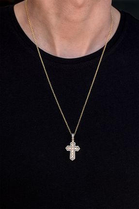 گردنبند طلا سبز زنانه 14 عیار Cenova Jewelry - کد 471595533