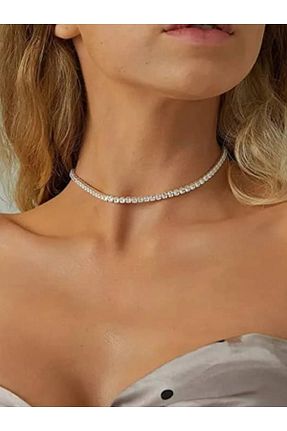 گردنبند جواهر زنانه رودیوم CASELN - کد 164759703