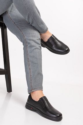 کفش کژوال مشکی مردانه چرم خالص Dia Comfort - کد 108946460
