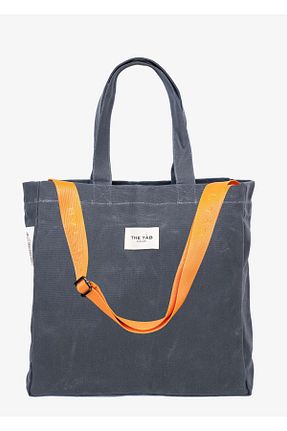 کیف دوشی طوسی زنانه پارچه ای THE TAB ATELIER - کد 471080014